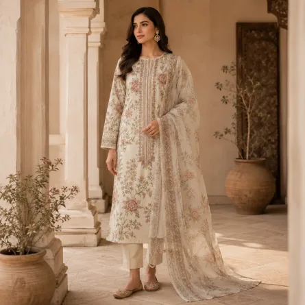 Unstitched Printed Lawn