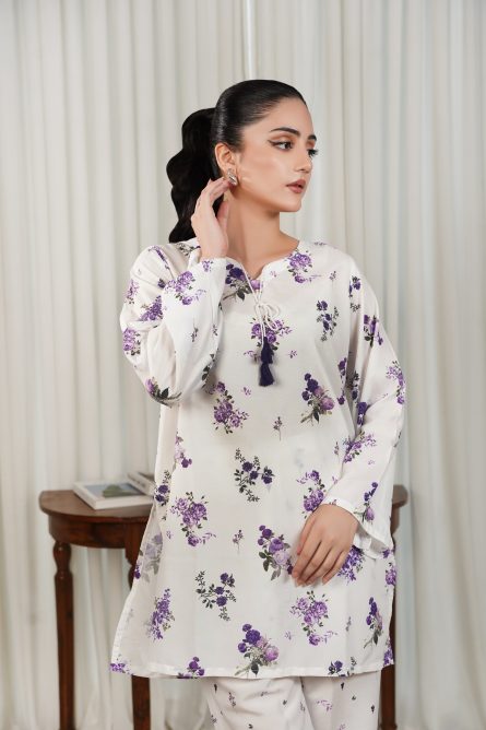 Dhaga Women Pret Printed 2 Piece Soft Crepe Blaire SS25DKP137 - Summer Collection