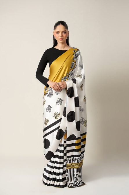 Lulusar Samhil Top Saree 2Pc The Festive Form 2025